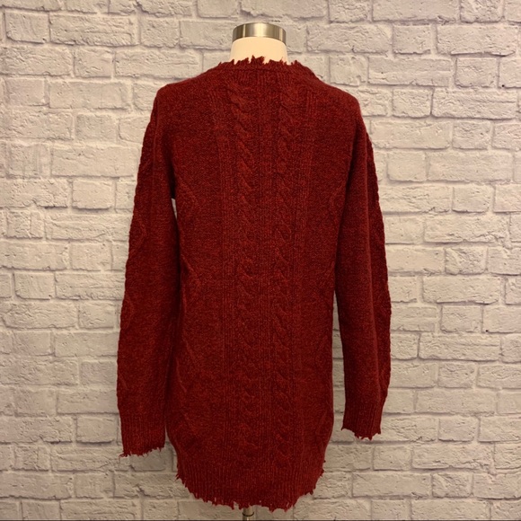 n:Philanthropy Oversized Distressed Sweater - Picture 11 of 15